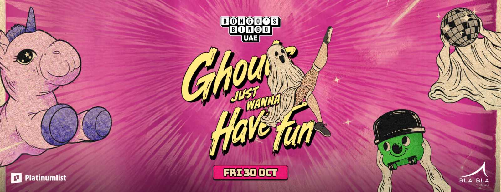 Bongo's Bingo Dubai - Halloween Special in Dubai at Bla Bla by McGettigan’s (The Tent)