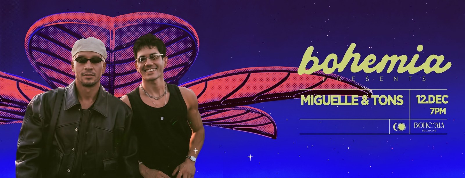 Bohemia Presents Miguelle & Tons in Dubai at Bohemia at Five Palm Jumeirah