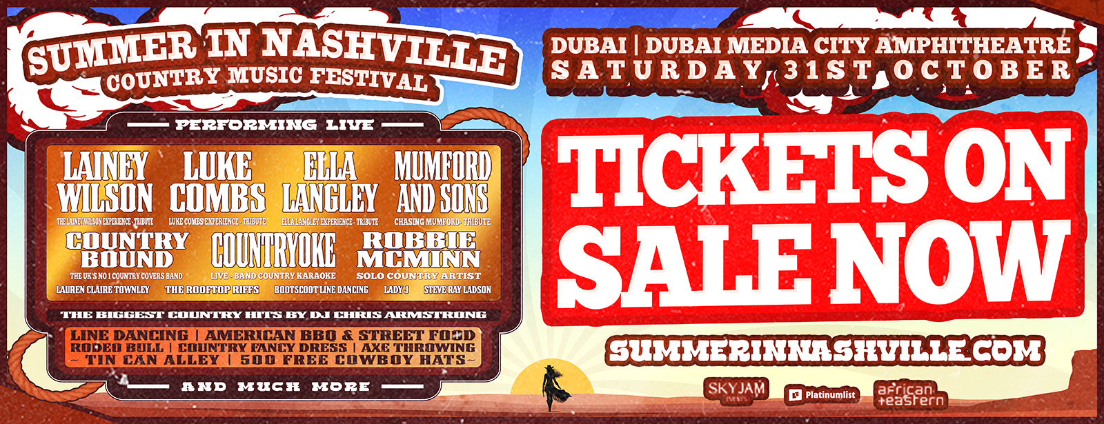 Summer in Nashville Dubai 2026 at Dubai Media City Amphitheatre