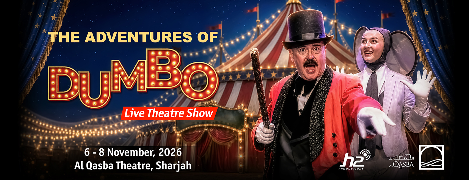 The Adventures of Dumbo at Al Qasba in Sharjah at Masrah Al Qasba, Sharjah