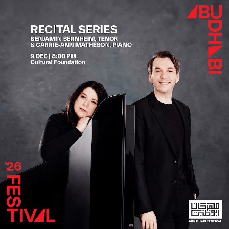 Recital Series: Benjamin Bernheim and Carrie-Ann Matheson at Abu Dhabi Festival 2026