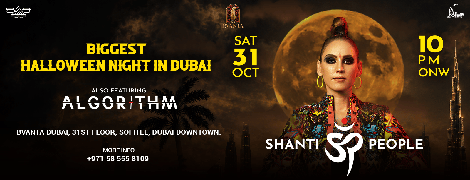 Shanti People Live In Dubai at Bvanta Club, Dubai