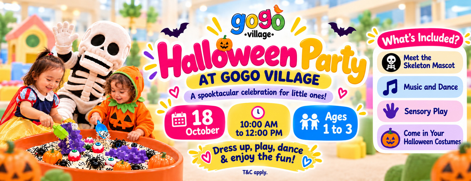Toddlers Halloween Party at Gogo Village at Gogo Village