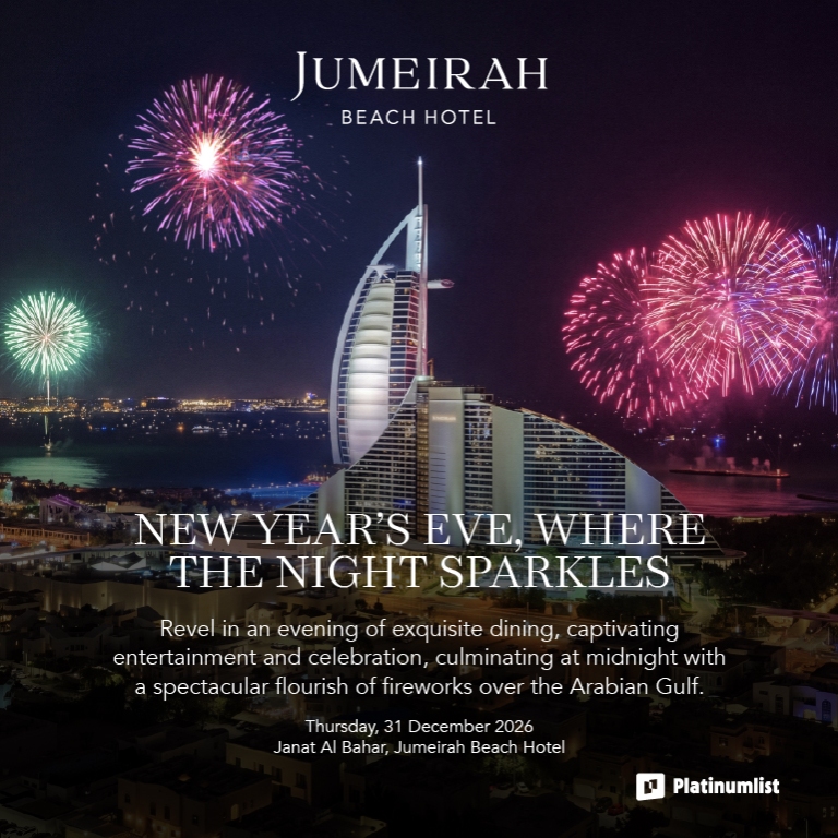 New Year's Eve Gala Dinner at Jumeirah Beach Hotel
