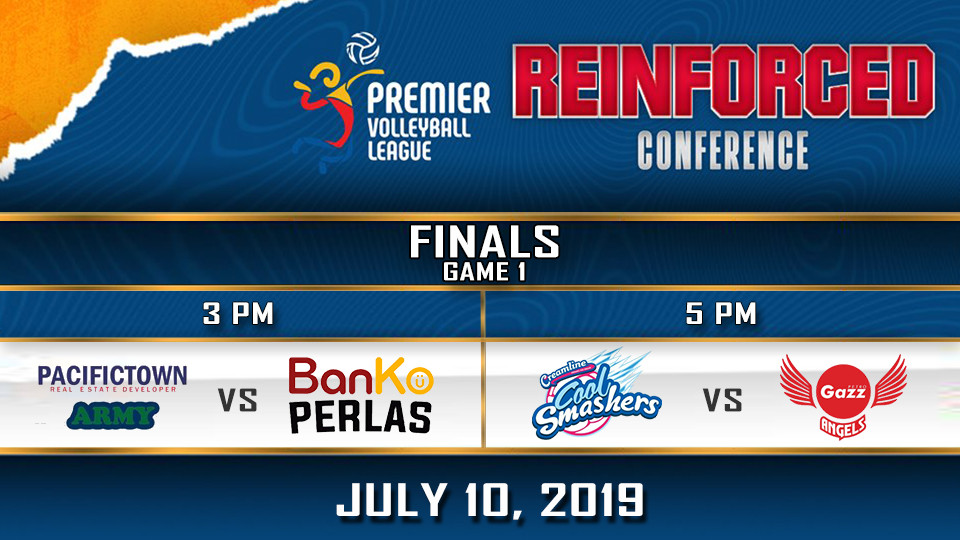 PVL Finals Game 1 (Pacifictown Army vs Banko Perlas - Creamline vs Petrogazz)