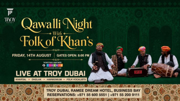 Qawalli Night Live at Troy in Dubai