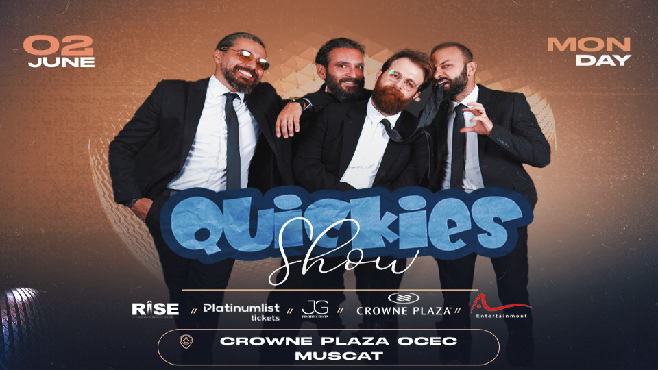 Quickies Show Live in Muscat – Improv Comedy Show 2025 Oman