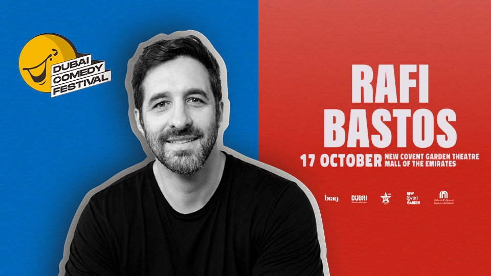 Rafi Bastos en direct au Festival de la comédie de Dubaï