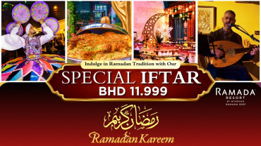 Ramadan Iftar at Ramada Resort by Wyndham Manama Seef