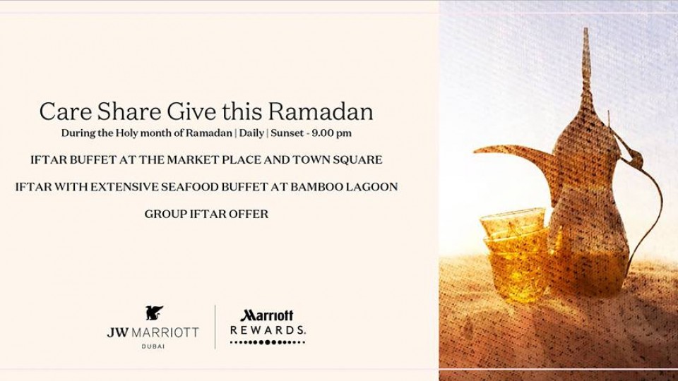 Ramadan Iftar with JW Marriott Dubai Ramadan Iftar with JW Marriott Dubai