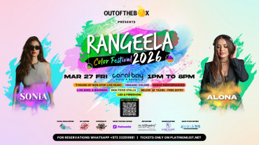 Rangeela Holi Color Festival 2026 in Bahrain