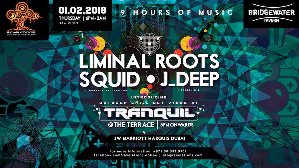 RAVELATIONS Presents TRANQUIL at The Terrace RAVELATIONS Presents TRANQUIL at The Terrace