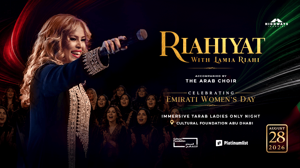 RIAHIYAT with Lamia Riahi – An Immersive Ladies’ Tarab Night in Abu Dhabi