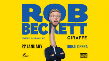 Rob Beckett at Dubai Opera Rob Beckett at Dubai Opera