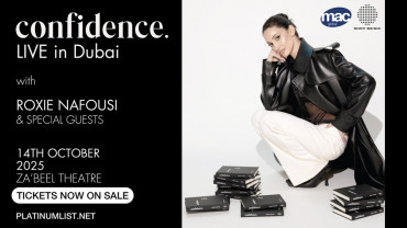 Roxie Nafousi at Zabeel Theatre in Dubai
