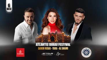 Saber Rebai, Yara & Al Shami live at Atlantis Dubai Festival