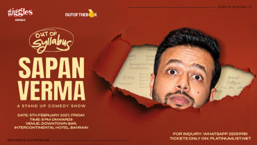 Sapan Verma live in Bahrain by Out of the Box Events Sapan Verma live in Bahrain by Out of the Box Events