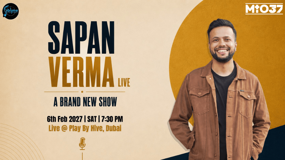 Sapan Verma Live in Dubai