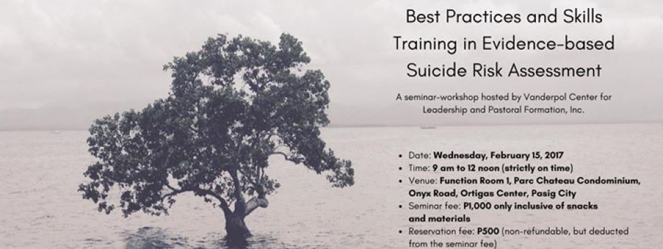 Seminar-Workshop on Evidence-based Suicide Risk Assessment