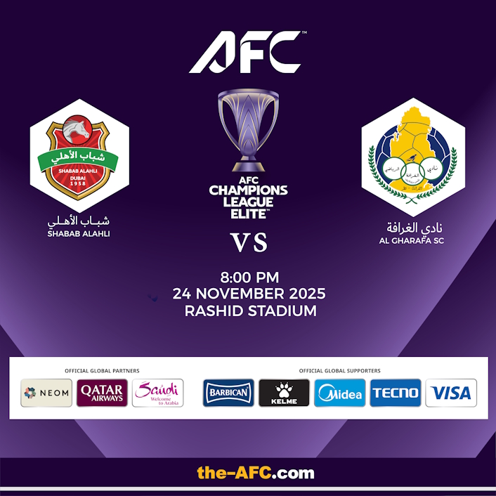 222- Camisa do Shabab Al Ahli Dubai FC (Emirados Árabes Unidos) - As