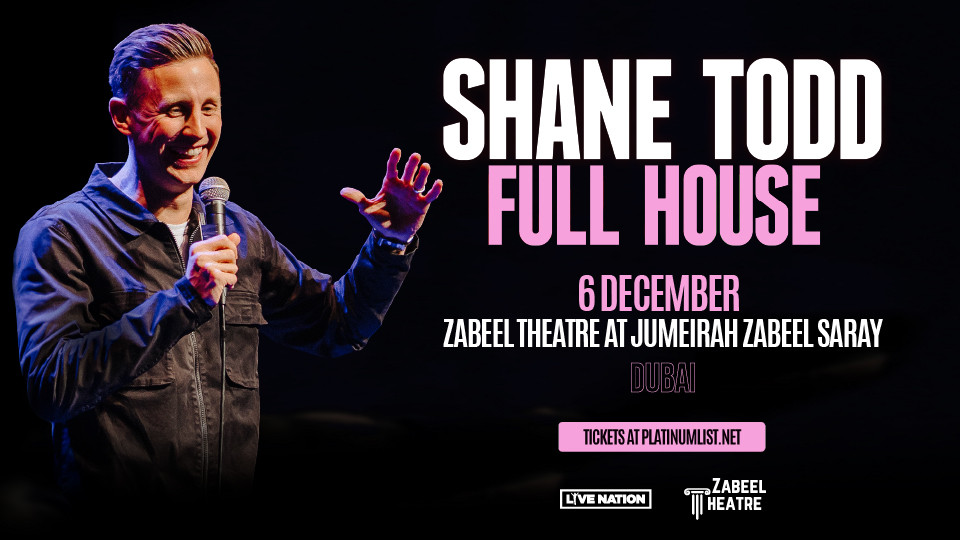 Shane Todd at Zabeel Theatre in Dubai