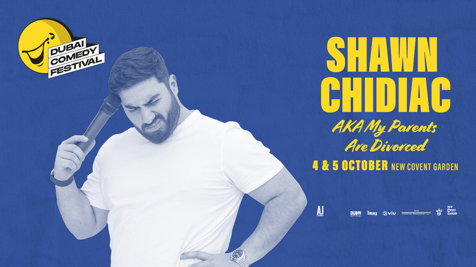 Shawn Chidiac aka My Parents are Divorced Live at Dubai Comedy Festival