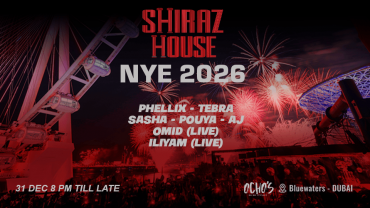Shiraz House NYE 2026 Shiraz House NYE 2026