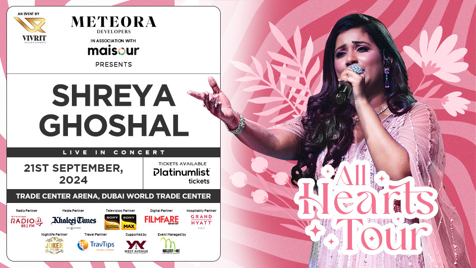 Shreya Ghoshal Live Concert in Dubai
