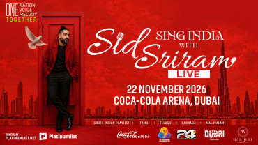 Sid Sriram - Sing India في دبي