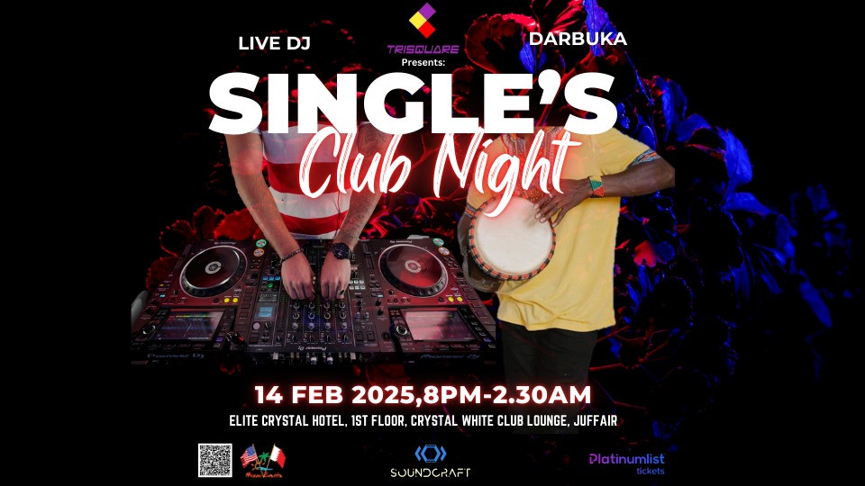 Singles Club Night At Elite Crystal Hotel, Juffair