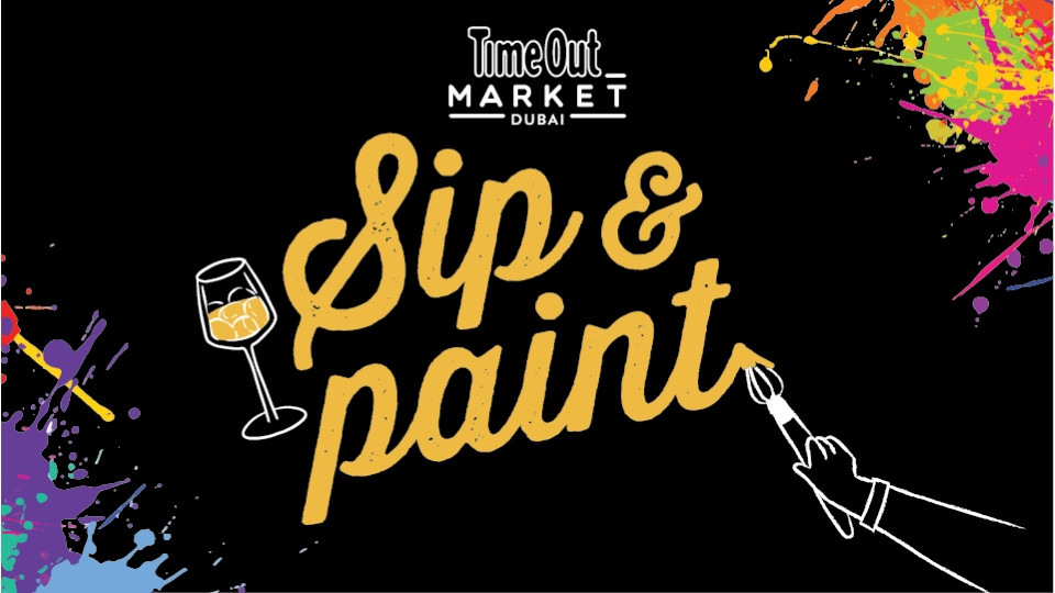 Sip & Paint at Time Out Market in Dubai