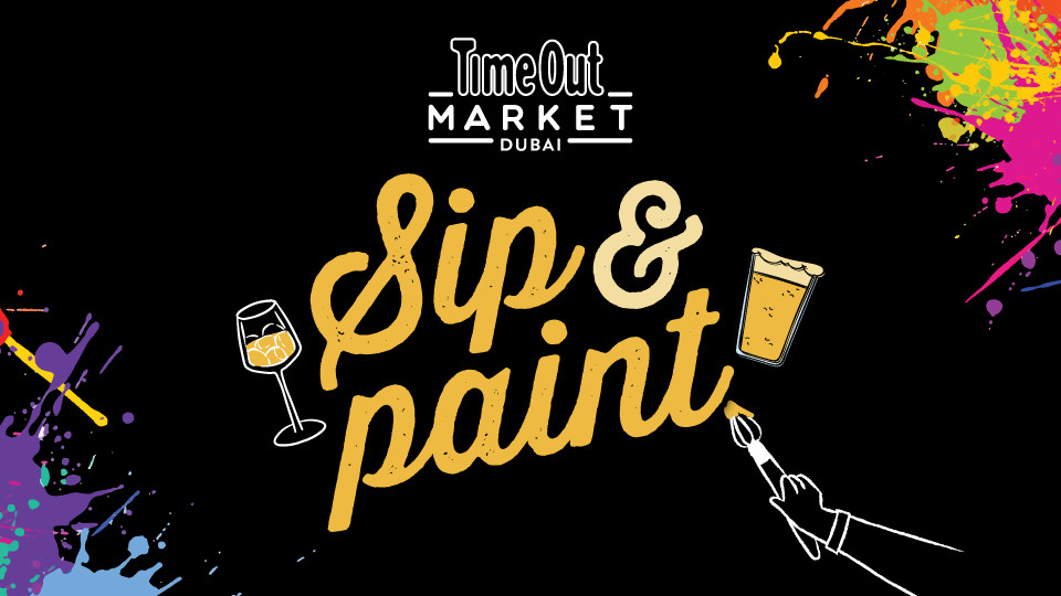 Sip & Paint at Time Out Market in Dubai