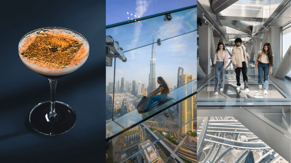 Sky Views with Slide & Gold Menu