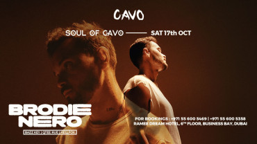 Soul of Cavo présente Brodie Nero en live à Dubaï Soul of Cavo présente Brodie Nero en live à Dubaï