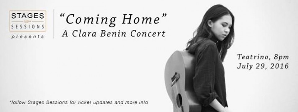 Stages Sessions presents: "Coming Home" A Clara Benin concert