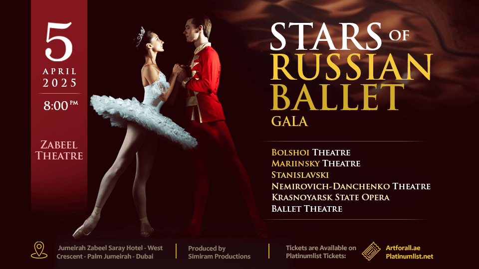 Stars of Russian Ballet at Zabeel Theatre in Dubai