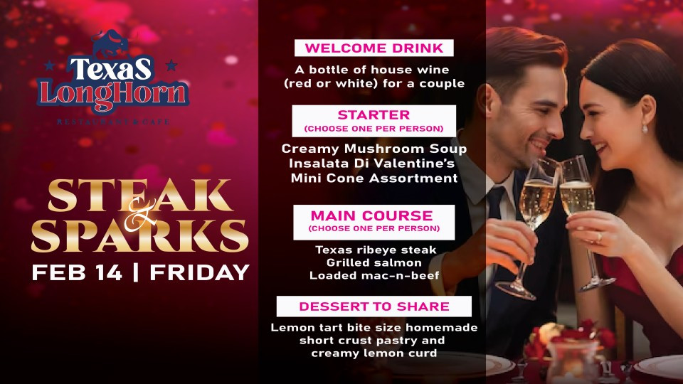 Steak & Sparks at Texas Longhorn Restaurant & Cafe