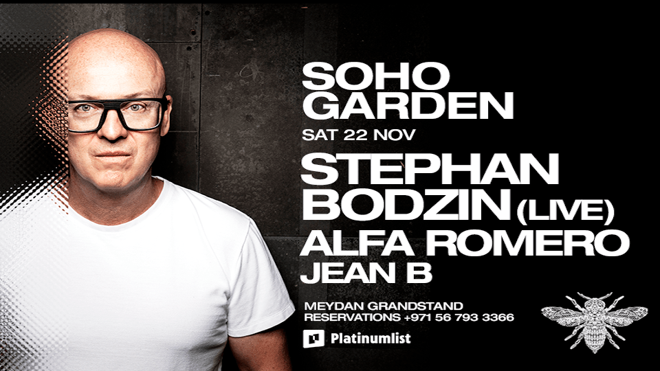 Stephan Bodzin (Live) at Soho Garden Meydan, Dubai. 2025 United Arab Emirates