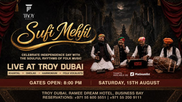 Sufi Mehfil at Troy in Dubai Sufi Mehfil at Troy in Dubai