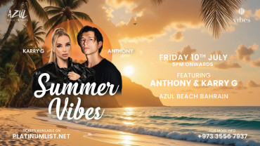 Summer Vibes at Azul Beach, Bahrain Summer Vibes at Azul Beach, Bahrain
