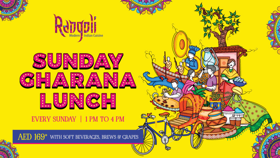 Sunday Gharana Lunch at Rangoli Yas Island