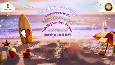 Fête Sundowner au Bahrain Beach Bay