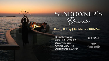 Sundowners Brunch at Csalt, Hawar Sundowners Brunch at Csalt, Hawar