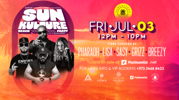 Sunkulture Beach Pool Party at Palavra Resort, Bahrain