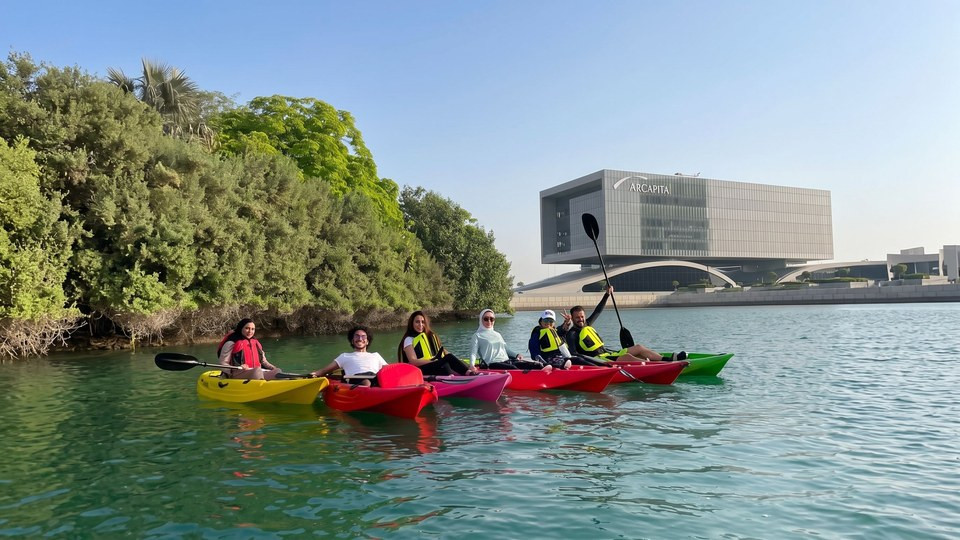 Sunrise Kayak Tour in Bahrain Bay