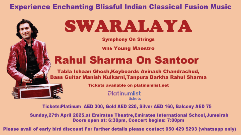 Swaralaya Symphony on Strings in Dubai
