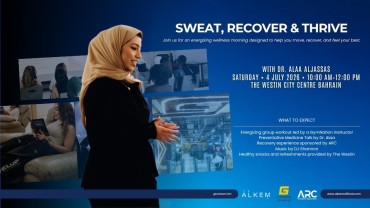 Sweat, Recover & Thrive at Westin Hotel Bahrain