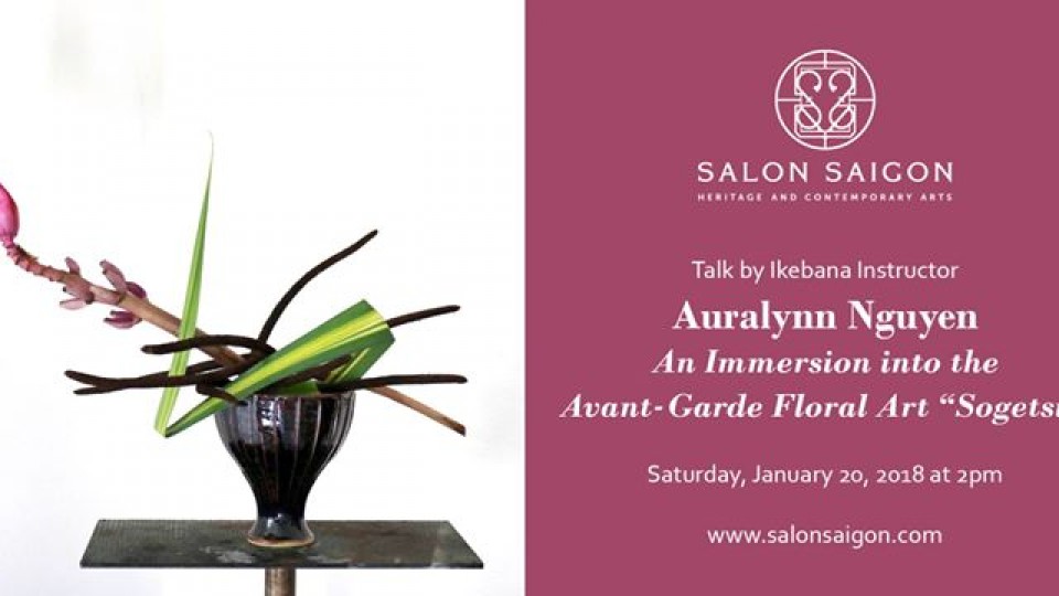 Talk by Auralynn Nguyen / About Floral Art Sogetsu