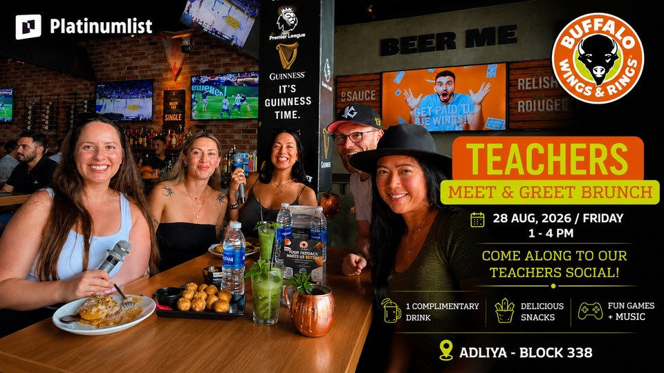 Teachers Meet & Greet Brunch at Buffalo Wings & Rings, Bahrain