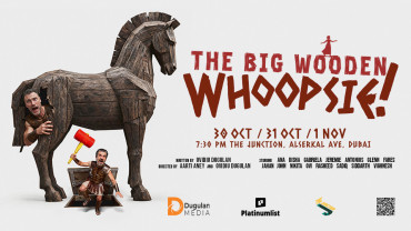 The Big Wooden Whoopsie at The Junction in Dubai